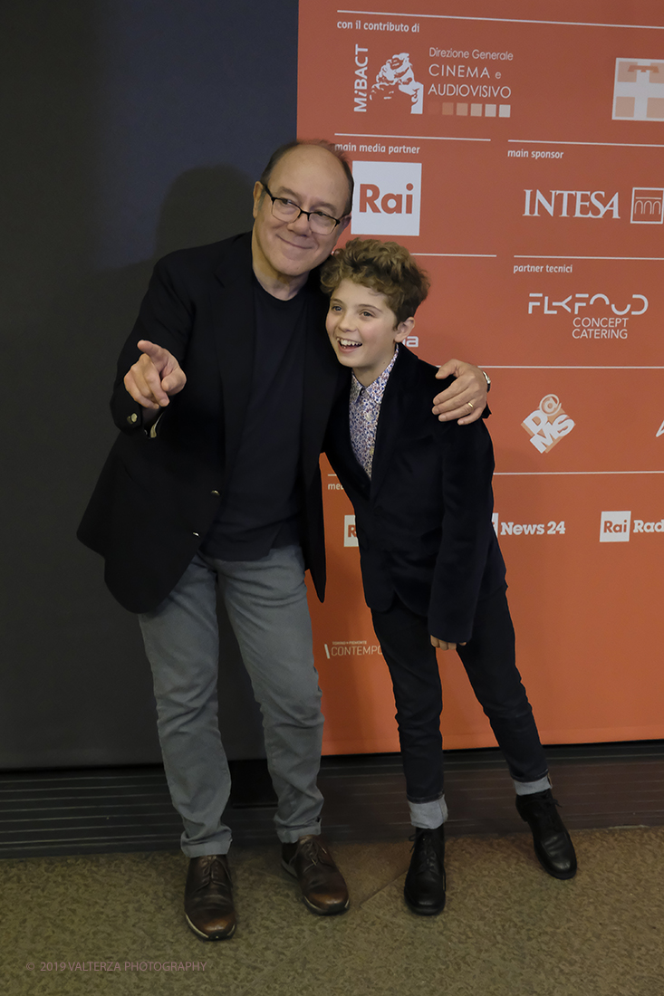 _DSF6368.jpg - 22/11/2019.Torino. Al via la 37ma edizione del Tff con un programma dedicato soprattutto all'horror. Nella foto Il bambino Roman Griffin Davis protagonista del film di apertura Jojo Rabbitt