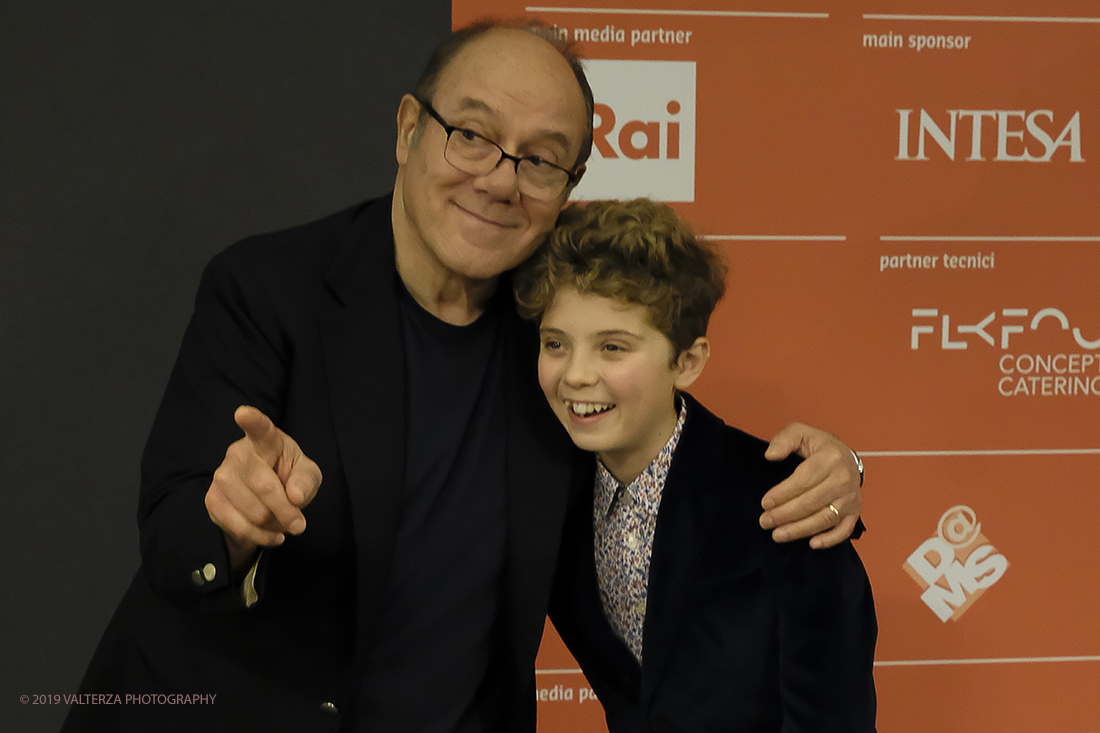 _DSF6371.jpg - 22/11/2019.Torino. Al via la 37ma edizione del Tff con un programma dedicato soprattutto all'horror. Nella foto Il bambino Roman Griffin Davis protagonista del film di apertura Jojo Rabbitt