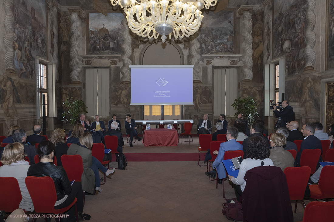 DSCF6010.jpg - 20/05/2019. Torino. A poco piÃ¹ di un mese dallâ€™inizio (24-30 giugno 2019), i promotori dellâ€™Italian Tech Week presentano alla stampa i contenuti dellâ€™iniziativa. Nella foto il salone d'onore del Castello del Valentino affollato di partecipanti alla conferenza.