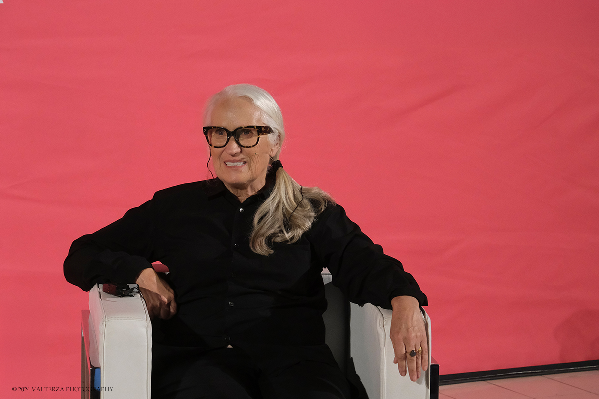 _DSF6742.jpg - 02/10/2024. Torino. La regista Jane Campion due volte vincitrice dellâ€™Oscar per Lezioni di piano e Il potere del cane ha ricevuto il Premio Stella della Mole  al Museo Nazionale del Cinema. Nella foto