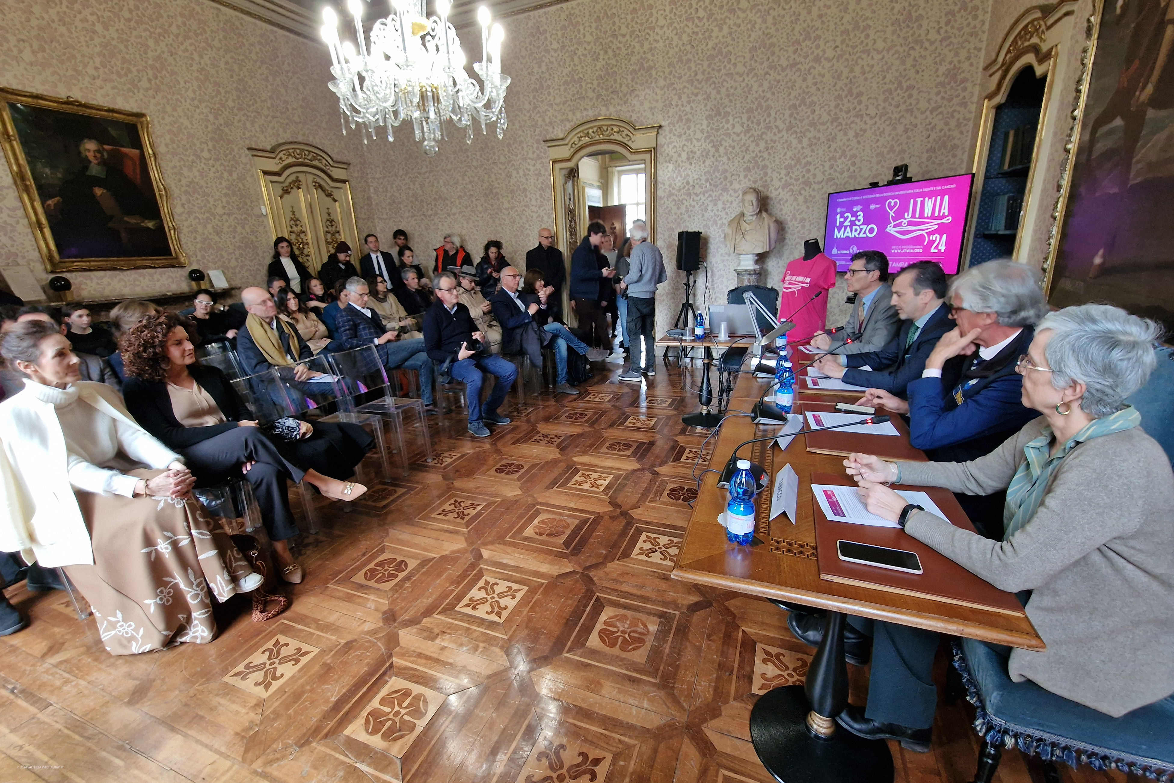 20240222_114049.jpg - 22/02/2024. Torino. JUST THE WOMAN I AM 2024. Nella foto un momento della conferenza stampa nella sala Giunta di Palazzo Birago che ha ospitato l'evento