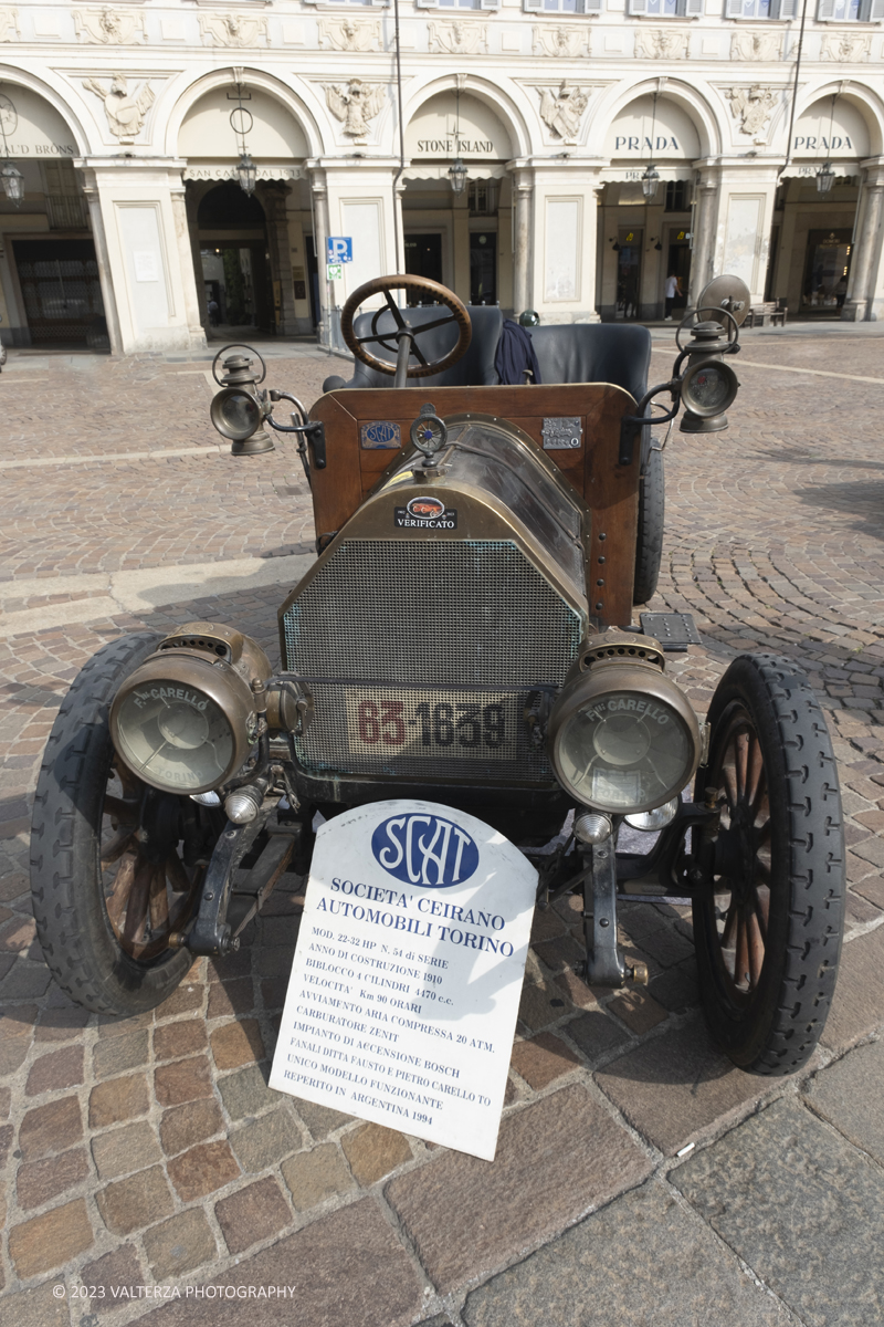 _DSF8860.jpg - 19/07/2023. Torino. MAUTO 90 anni. La parata delle vetture d'epoca. Nella foto modello SCAT del 1910