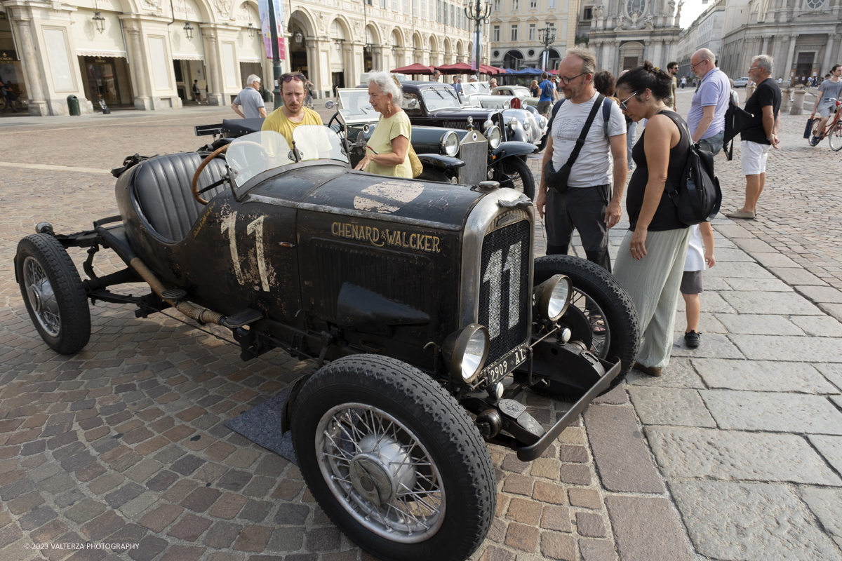 _DSF8883.jpg - 19/07/2023. Torino. MAUTO 90 anni. La parata delle vetture d'epoca. Nella foto  modello Chenard & Walcker