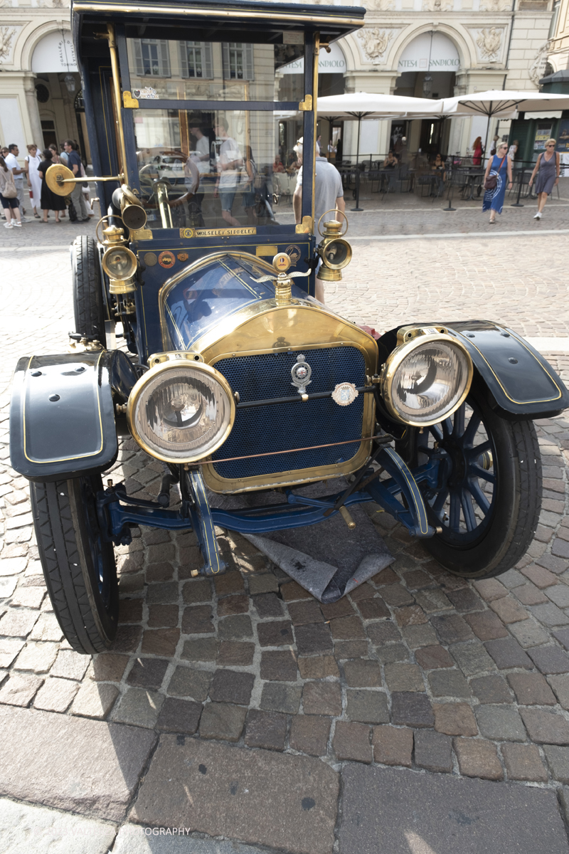 _DSF9015.jpg - 19/07/2023. Torino. MAUTO 90 anni. La parata delle vetture d'epoca. Nella foto modello Wolseley Siddeley