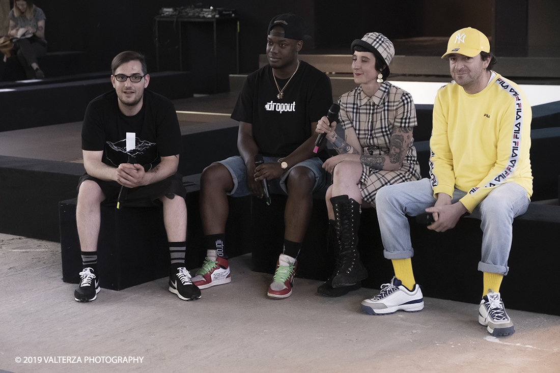 DSCF7765.jpg - 08/06/2019. Torino, Maze, il festival dedicato al mondo dello Streetwear e della Streetculture. Nella foto Talk â€œResell VS Retail VS Second Handâ€� by IOBI MAGAZINE