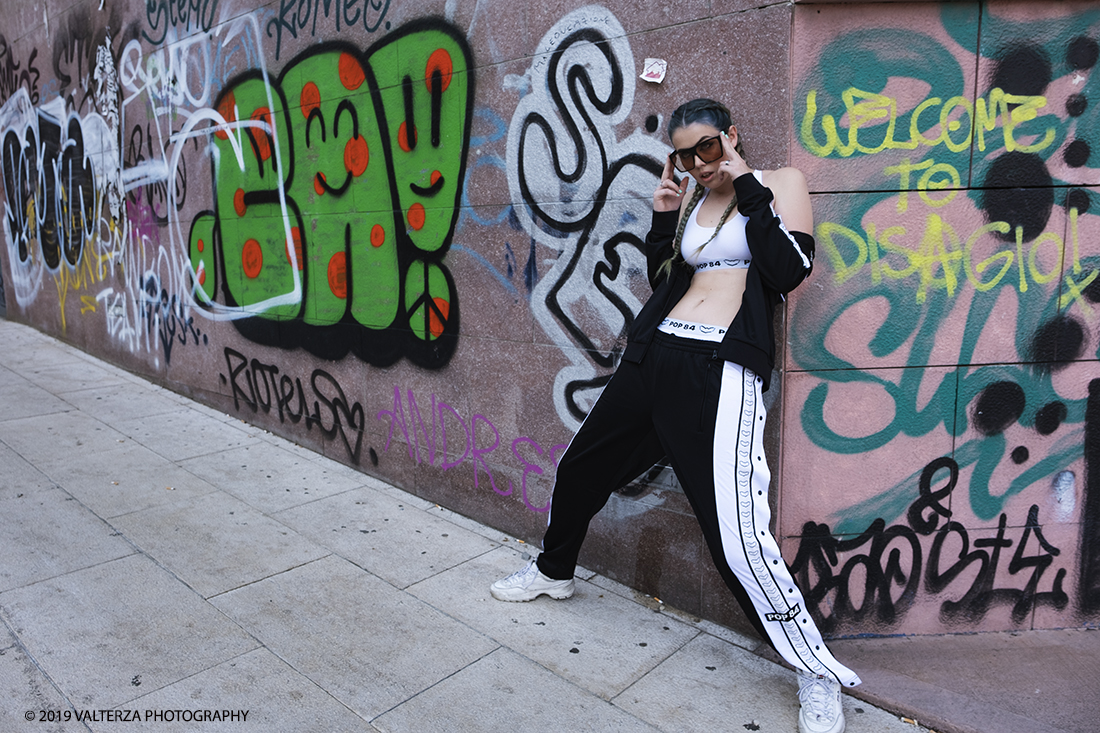 DSCF7873.jpg - 08/06/2019. Torino, Maze, il festival dedicato al mondo dello Streetwear e della Streetculture. Street fashion con la modella Benedetta.