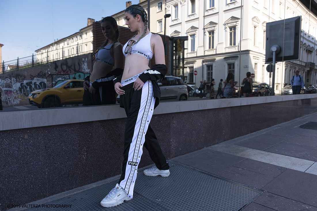 DSCF7917.jpg - 08/06/2019. Torino, Maze, il festival dedicato al mondo dello Streetwear e della Streetculture. Street fashion con la modella Benedetta.