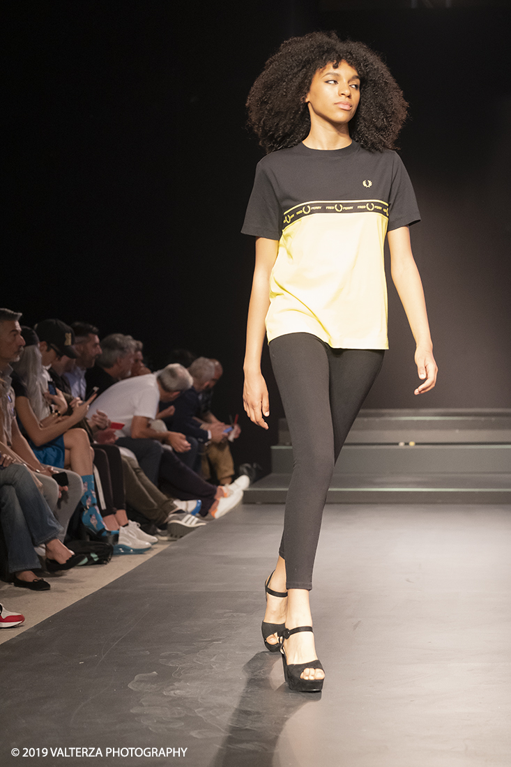 DSCF8892.jpg - 08/06/2019. Torino, Maze, il festival dedicato al mondo dello Streetwear e della Streetculture. Nella foto sfilata del Brand FRED PERRY