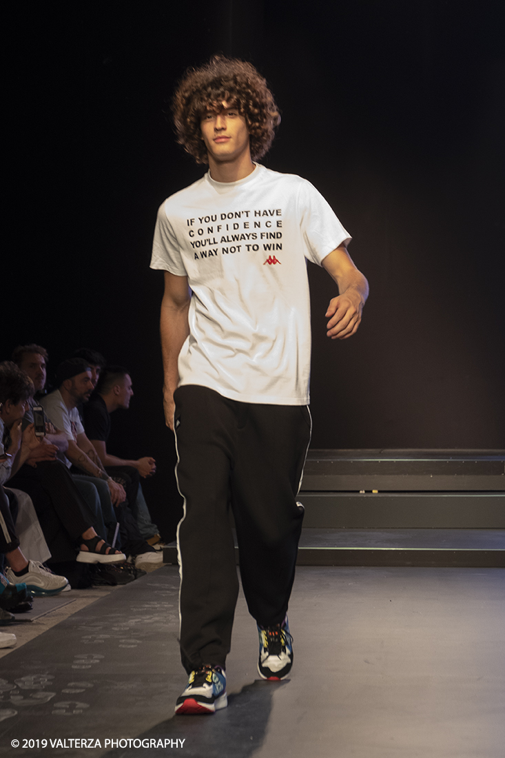 _DSF7166.jpg - 08/06/2019. Torino, Maze, il festival dedicato al mondo dello Streetwear e della Streetculture. Nella foto sfilata del brand KAPPA