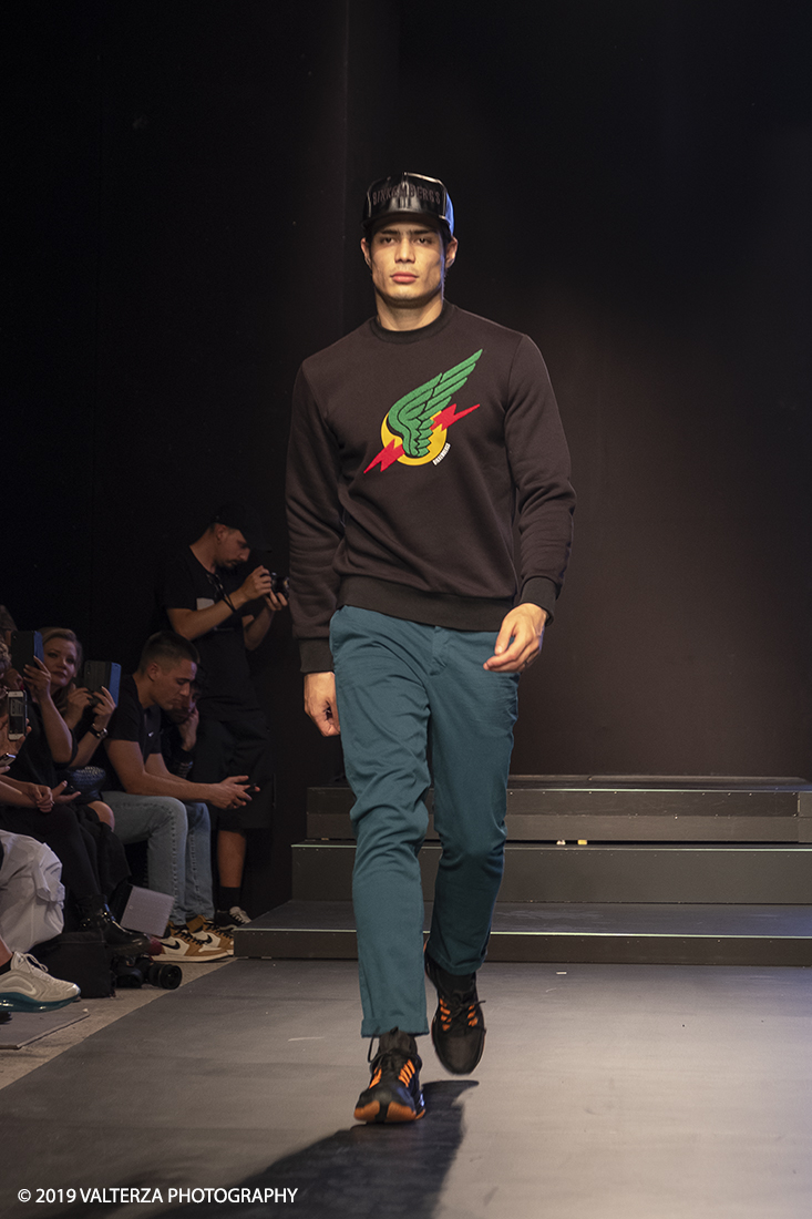 _DSF7234.jpg - 08/06/2019. Torino, Maze, il festival dedicato al mondo dello Streetwear e della Streetculture. Nella foto sfilata del brand BIKKENBERGS