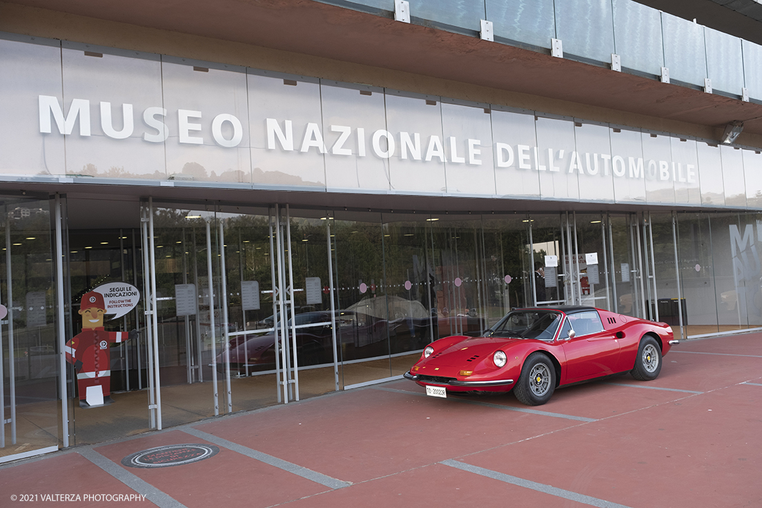 _DSF2621.jpg - 12/10/2021. Torino.  Al MAUTO in esposizione nove Lancia Gamma CoupÃ¨ fino al 24 Ottobre. Nella foto Ferrari Dino 246 gts