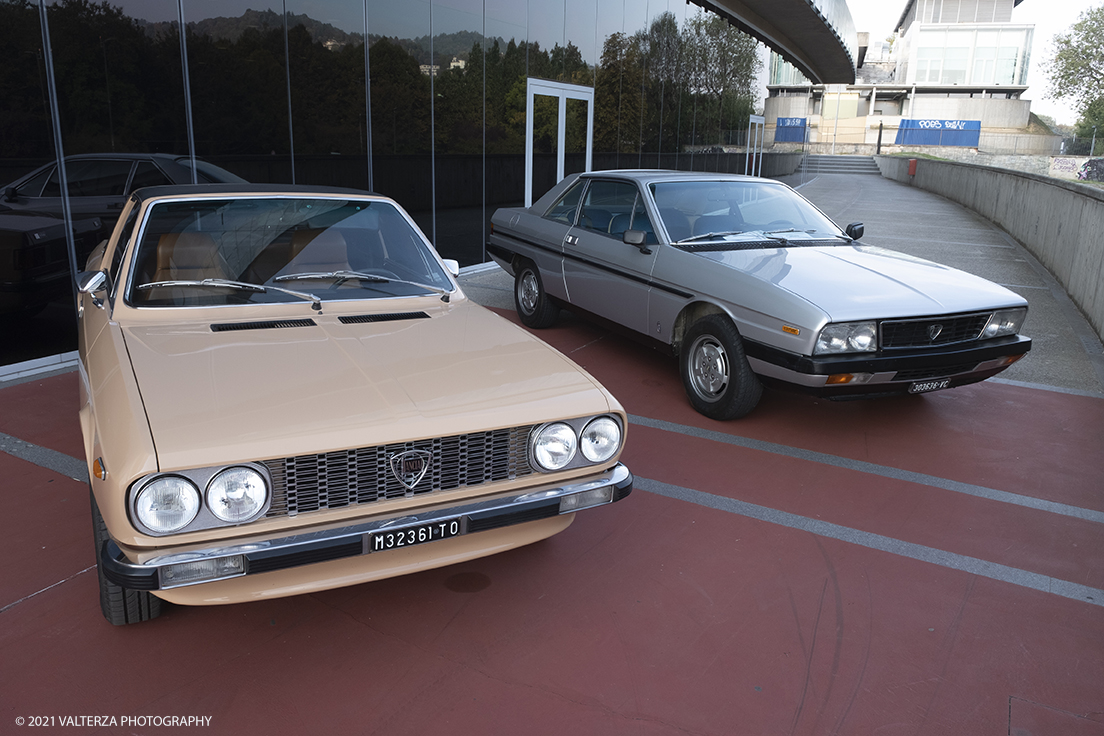 _DSF2630.jpg - 12/10/2021. Torino.  Al MAUTO in esposizione nove Lancia Gamma CoupÃ¨ fino al 24 Ottobre. Nella foto Lancia Gamma coupÃ¨ e Lancia Beta coupÃ¨