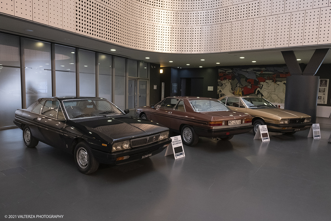 _DSF2763.jpg - 12/10/2021. Torino.  Al MAUTO in esposizione nove Lancia Gamma CoupÃ¨ fino al 24 Ottobre. Nella foto 3 delle 9 Lancia Gamma coupÃ¨