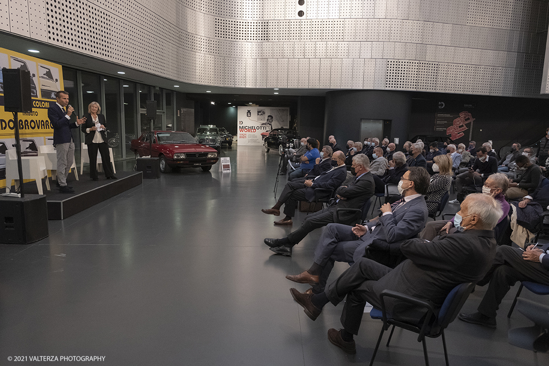 _DSF2825.jpg - 12/10/2021. Torino.  Al MAUTO in esposizione nove Lancia Gamma CoupÃ¨ fino al 24 Ottobre. Nella foto un momento della cerimonia