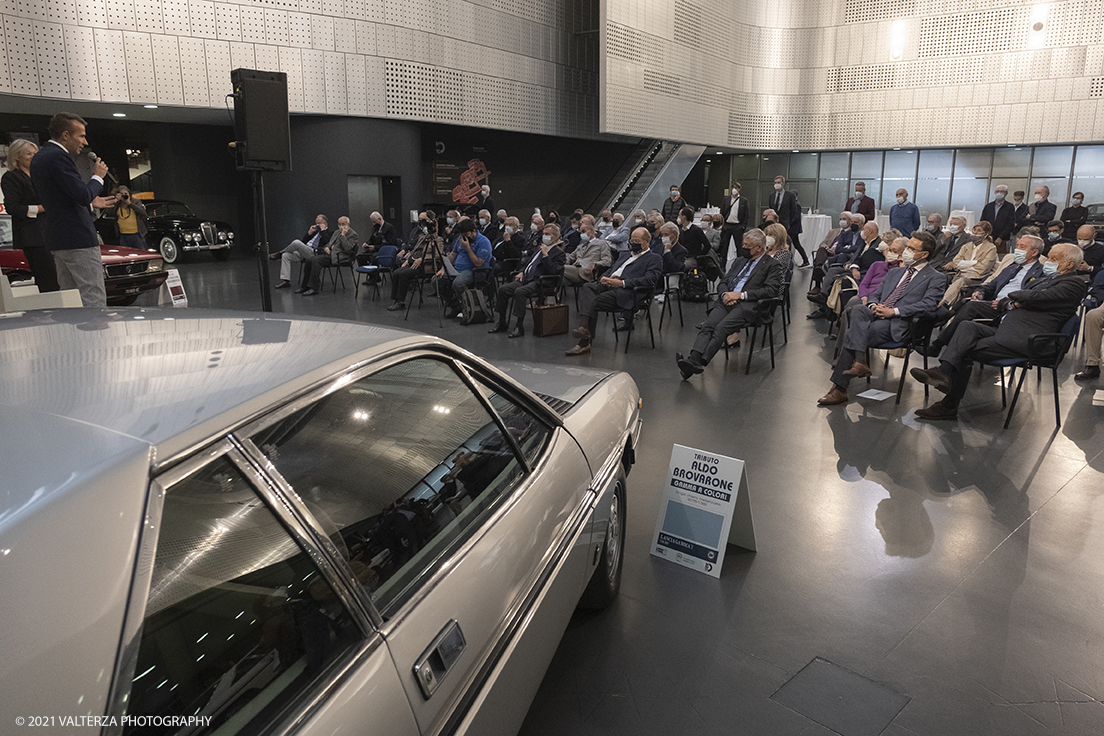 _DSF2838.jpg - 12/10/2021. Torino.  Al MAUTO in esposizione nove Lancia Gamma CoupÃ¨ fino al 24 Ottobre. Nella foto un momento della cerimonia