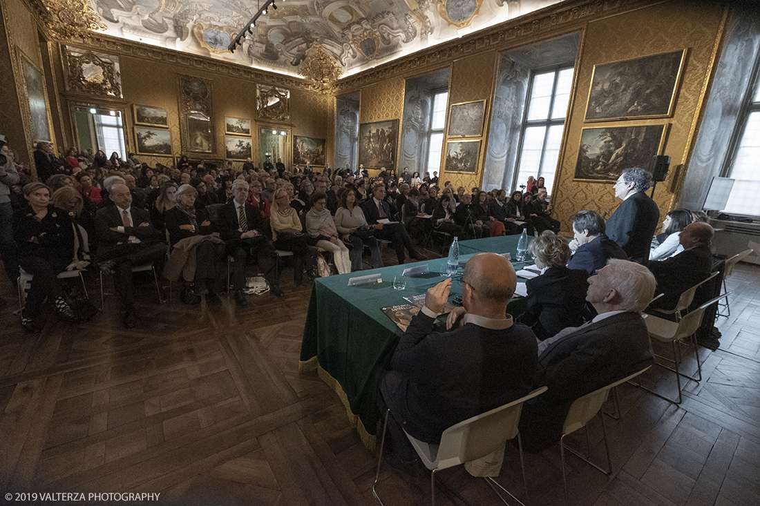 _DSF0978.jpg - 11/12/2019. Torino. Andrea Mantegna. Rivivere l'antico ,costruire il moderno. Nella foto un momento della presentazione della mostar a Palazzo Madama.