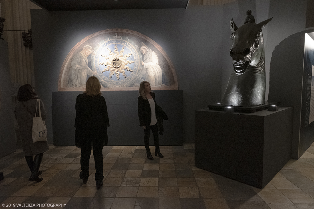 _DSF1040.jpg - 11/12/2019. Torino. Andrea Mantegna. Rivivere l'antico ,costruire il moderno. Nella foto momenti della visita alla mostra.