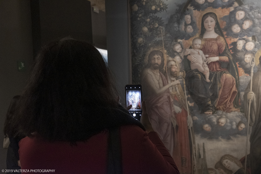 _DSF9056.jpg - 11/12/2019. Torino. Andrea Mantegna. Rivivere l'antico ,costruire il moderno. Nella foto un momento della visita alla mostra.