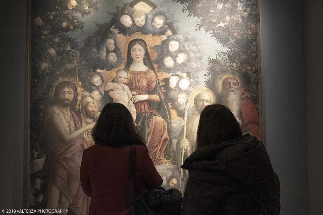 _DSF9060.jpg - 11/12/2019. Torino. Andrea Mantegna. Rivivere l'antico ,costruire il moderno. Nella foto un momento della visita alla mostra.