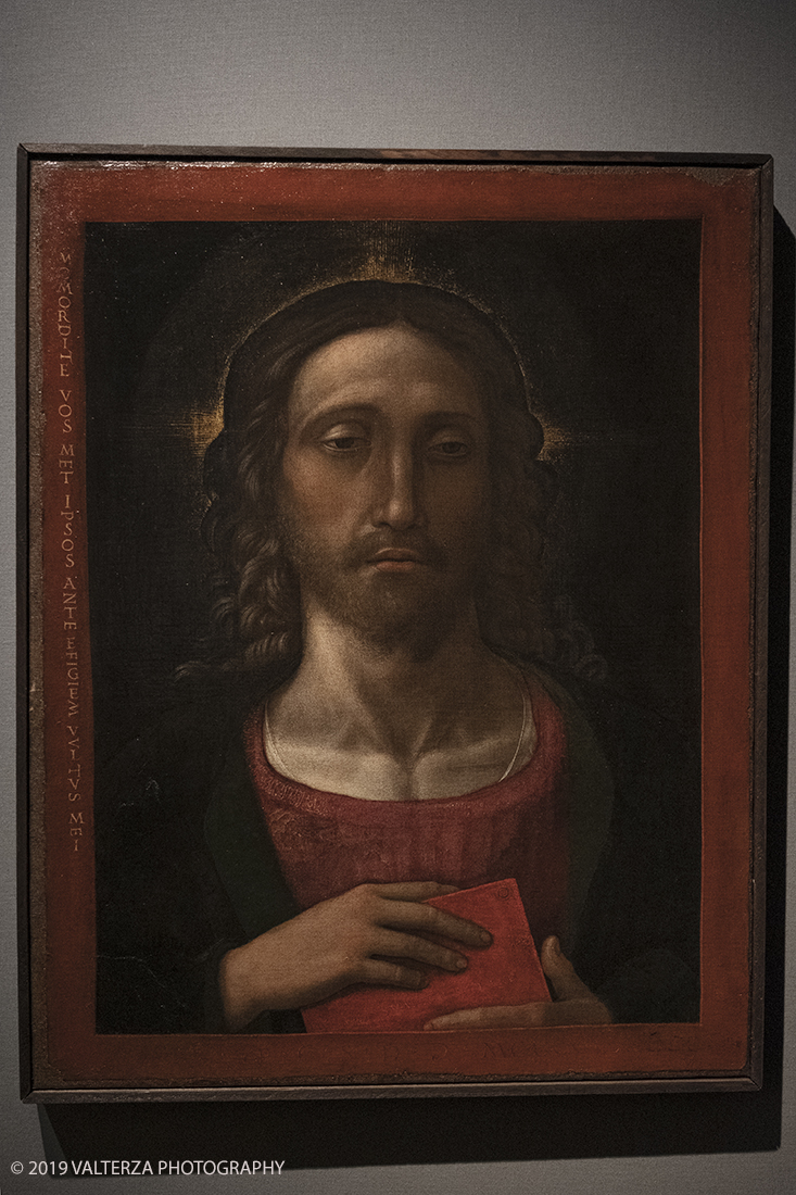 _DSF9062.jpg - 11/12/2019. Torino. Andrea Mantegna. Rivivere l'antico ,costruire il moderno. Nella foto Andrea Mantegna. Cristo.1493