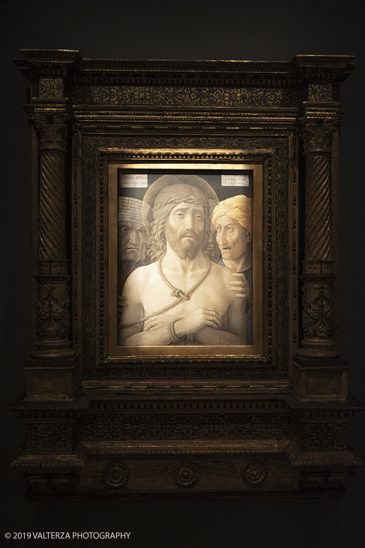 _DSF9076.jpg - 11/12/2019. Torino. Andrea Mantegna. Rivivere l'antico ,costruire il moderno. Nella foto Andrea Mantegna. Ecce Homo. 1500-1502