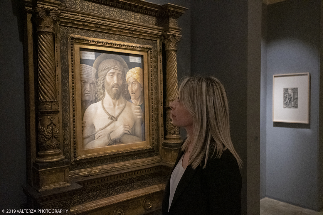 _DSF9170.jpg - 11/12/2019. Torino. Andrea Mantegna. Rivivere l'antico ,costruire il moderno. Nella foto un momento della visita alla mostra.