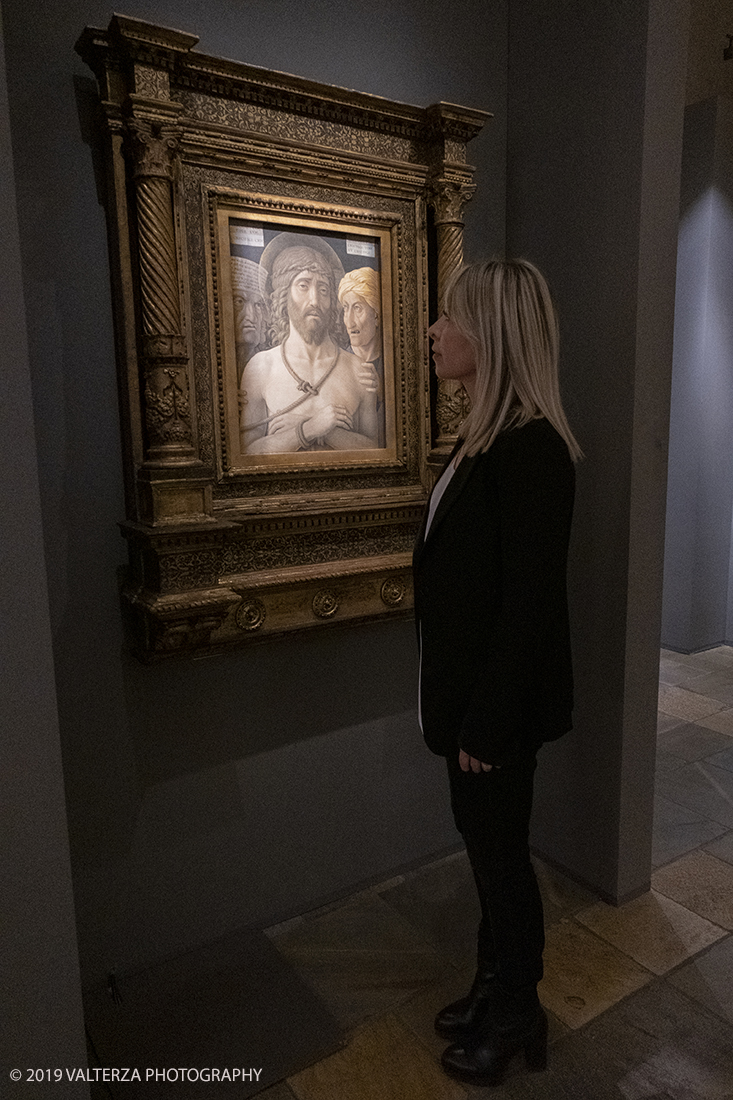 _DSF9175.jpg - 11/12/2019. Torino. Andrea Mantegna. Rivivere l'antico ,costruire il moderno. Nella foto un momento della visita alla mostra.