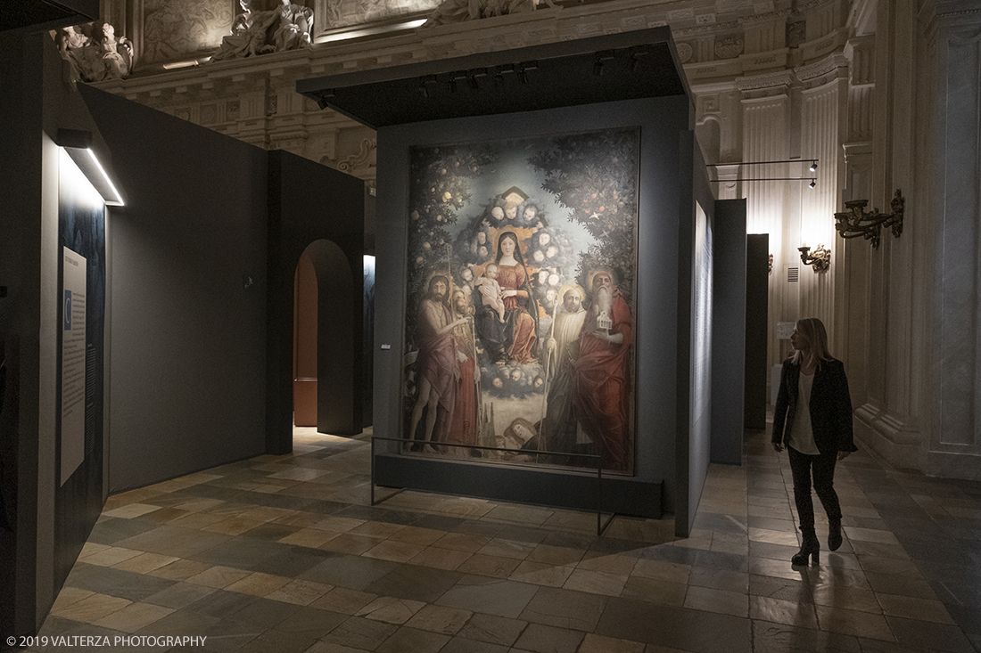 _DSF9179.jpg - 11/12/2019. Torino. Andrea Mantegna. Rivivere l'antico ,costruire il moderno. Nella foto un momento della visita alla mostra.