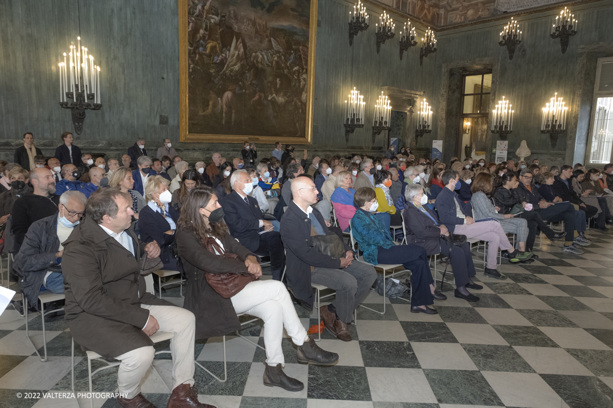 _DSF9713.jpg - 05/05/2022. Torino. La mostra Ã¨ la proposta con cui i Musei Reali intendono creare un percorso di visita innovativo nel quale le tecniche e i linguaggi dellâ€™arte contemporanea dialoghino con la cornice dellâ€™antica residenza. Nella foto un momento della conferenza stampa di presentazione della mostra