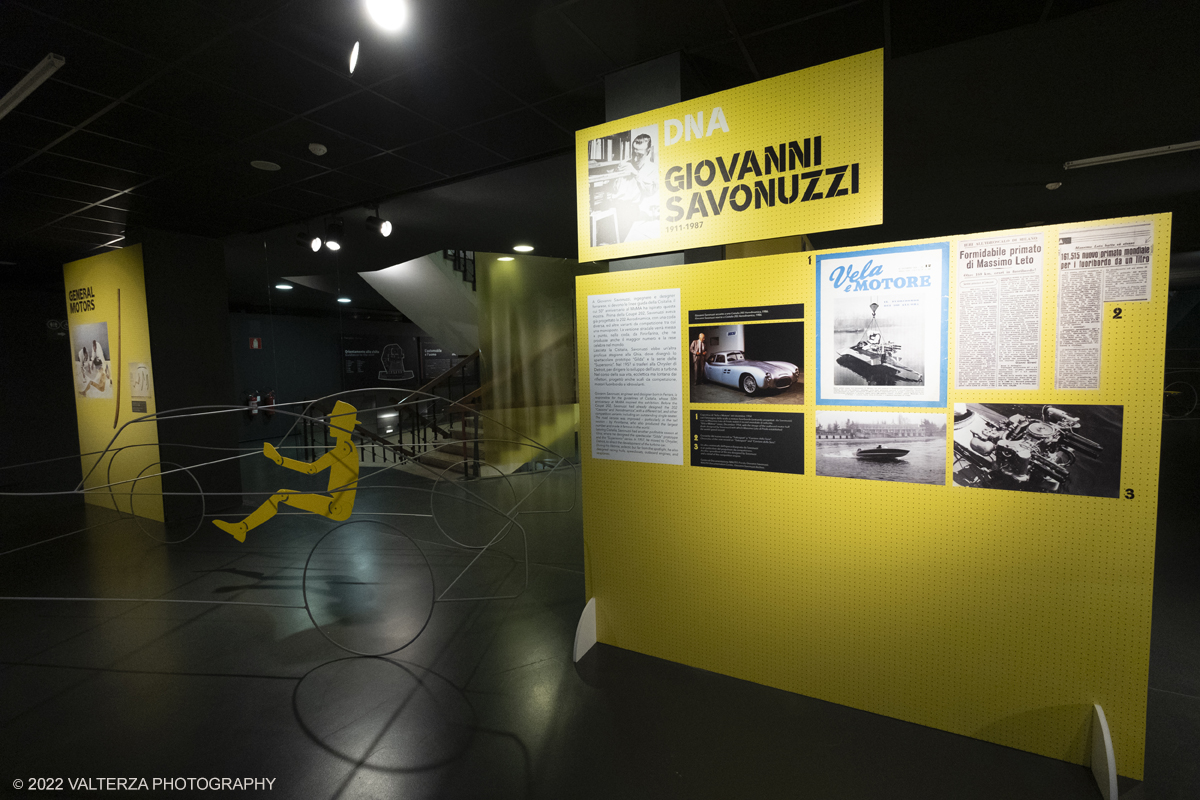 _DSF9864.jpg - 29/11/2022. Torino. Una doppia mostra realizzata dal MAUTO â€“ Museo Nazionale dellâ€™Automobile di Torino e ADI Design Museum â€“ Compasso dâ€™Oro di Milano: due sedi espositive, una a Torino    lâ€™altra a Milano, per raccontare il rapporto tra industrial design e car design, la scuola milanese e quella torinese, due cittÃ  che si guardano in modo non sempre lineare. Nella foto isola espositiva dedicata a Giovanni Savonuzzi