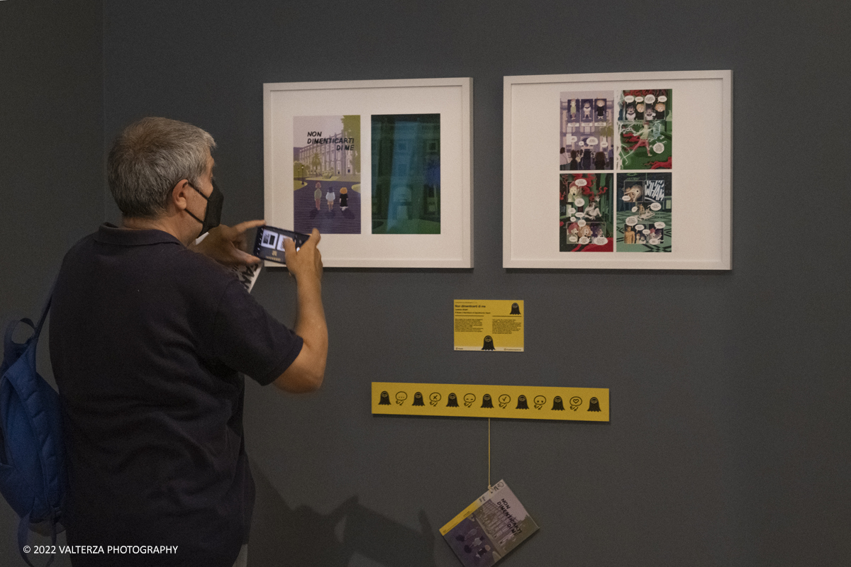 _DSF0780.jpg - 17/05/2022. Torino. Curata da Mattia Morandi, Chiara Palmieri e Simona Cardinali, la mostra si ispira al fumetto di Lorena Canottiere â€œIo piÃ¹ fanciullo non sonoâ€�, ambientato proprio nei Musei Reali, e che vede come protagonista il principe Eugenio di Savoia-Soissons. Il â€œfilosofo guerrieroâ€�, come lo definÃ¬ Rousseau, e colto collezionista dâ€™arte, che contribuÃ¬ ad arricchire le stanze dei Musei Reali