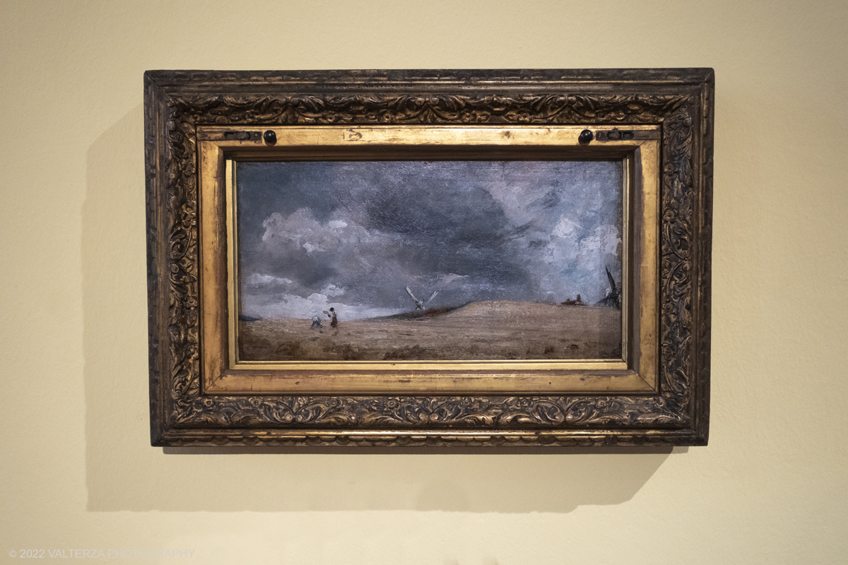 _DSF4045.jpg - 24/10/2022 .Torino. Per la prima volta in Italia una mostra dedicata al celebre artista John Constable: oltre cinquanta opere, provenienti dalla Tate UK, ripercorrono cronologicamente la vicenda artistica del pittore, tra i massimi esponenti della pittura romantica inglese. Nella foto John Constable Le spigolatrici , Brighton, 1824