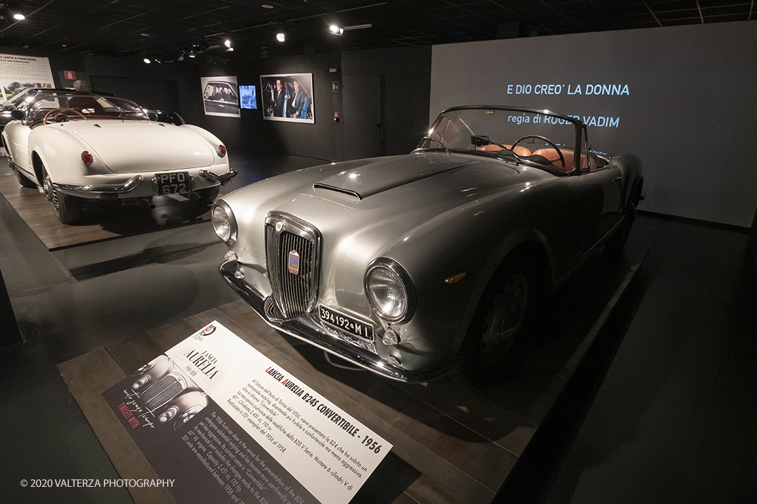 _DSF1360.jpg - 30/01/2020. Torino: Al Mauto una mostra dedicata ai 70 anni del mito torinese Lancia Aurelia.Il Museo Nazionale dellâ€™Automobile di Torino ha inaugurato la mostra "LANCIA AURELIA 1950 â€“ 2020. MITO SENZA TEMPO", uno straordinario percorso espositivo, che racconta, con il contributo di 18 esemplari dâ€™eccezione â€“ di serie e fuoriserie â€“ lâ€™evoluzione del modello presentato per la prima volta al pubblico proprio a Torino nel 1950.â€œ Nella foto  uno degli spazi espositivi