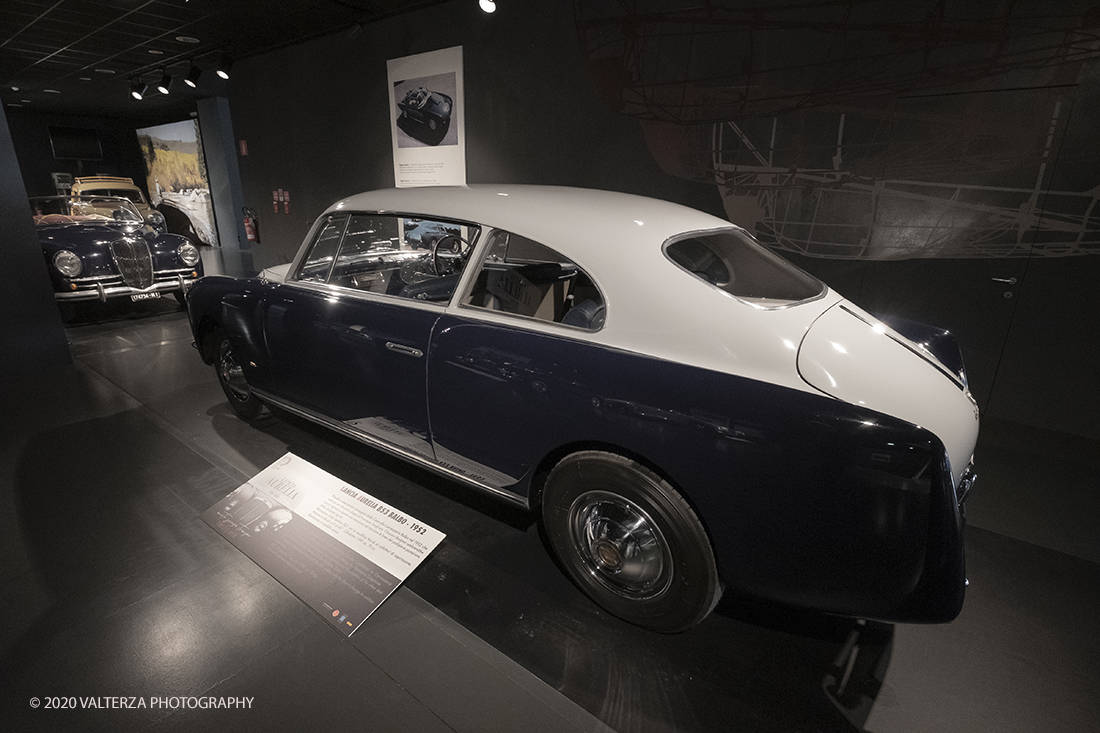 _DSF1446.jpg - 30/01/2020. Torino: Al Mauto una mostra dedicata ai 70 anni del mito torinese Lancia Aurelia.Il Museo Nazionale dellâ€™Automobile di Torino ha inaugurato la mostra "LANCIA AURELIA 1950 â€“ 2020. MITO SENZA TEMPO", uno straordinario percorso espositivo, che racconta, con il contributo di 18 esemplari dâ€™eccezione â€“ di serie e fuoriserie â€“ lâ€™evoluzione del modello presentato per la prima volta al pubblico proprio a Torino nel 1950.â€œ Nella foto Lancia Aurelia B53 Balbo 1952