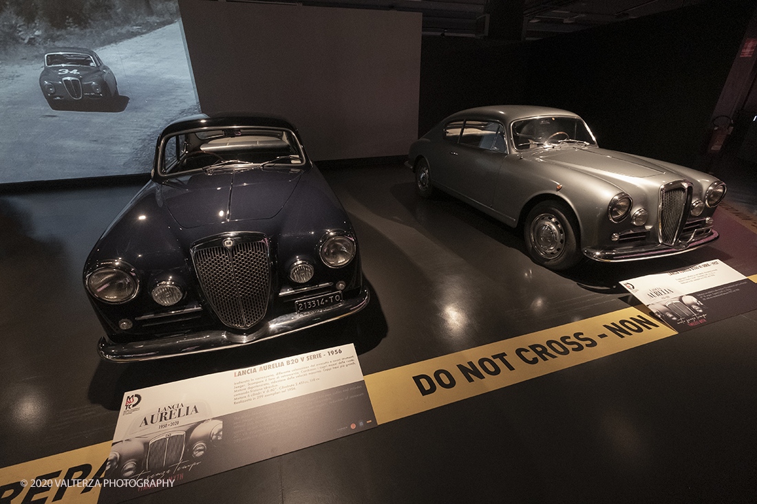 _DSF1511.jpg - 30/01/2020. Torino: Al Mauto una mostra dedicata ai 70 anni del mito torinese Lancia Aurelia.Il Museo Nazionale dellâ€™Automobile di Torino ha inaugurato la mostra "LANCIA AURELIA 1950 â€“ 2020. MITO SENZA TEMPO", uno straordinario percorso espositivo, che racconta, con il contributo di 18 esemplari dâ€™eccezione â€“ di serie e fuoriserie â€“ lâ€™evoluzione del modello presentato per la prima volta al pubblico proprio a Torino nel 1950.â€œ Nella foto uno degli spazi espositivi.