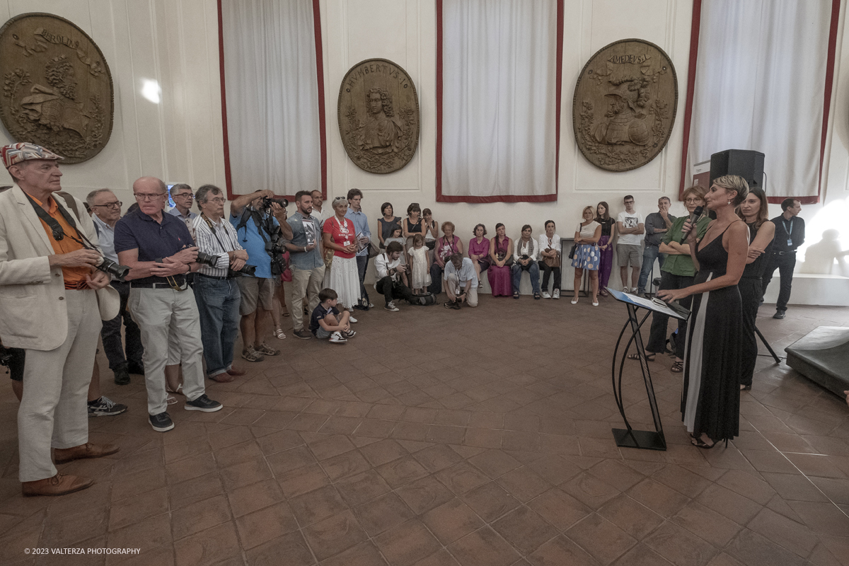 _DSF4789.jpg - 08/09/2023. Torino. La mostra ripercorre la vicenda umana e professionale di Lee Miller ponendo lâ€™attenzione sullo sguardo surrealista della fotografa Nella foto un momento della presentazione della mostra