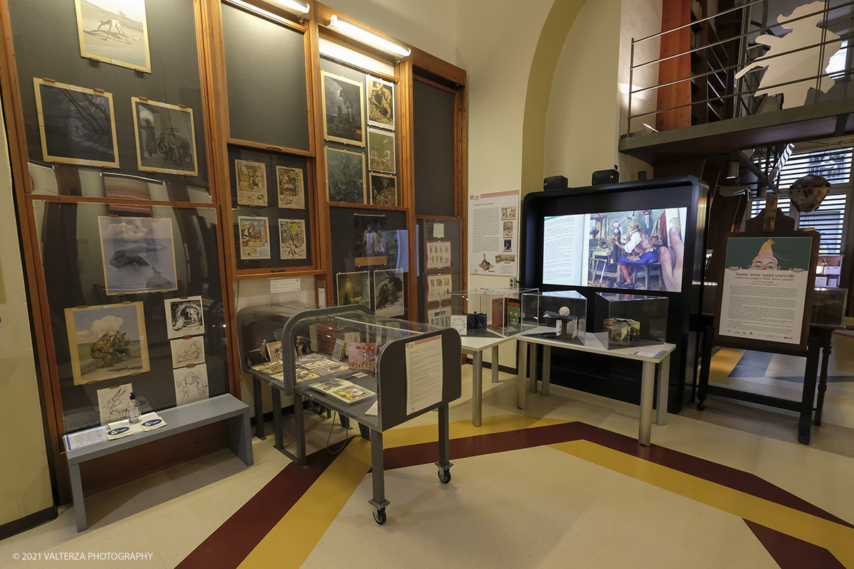 _DSF8483.jpg - 18/02/2021. Torino. Il nuovo allestimento intorno ai libri animati  Ã¨ la prosecuzione di un progetto  avviato nel 2017.a cura della fondazione Tancredi di barolo. Nella foto l'area dedicata ai libri su Pinocchio