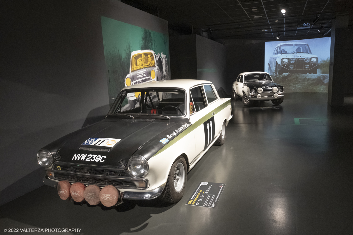 _DSF4414.jpg - 26/10/2022. Torino. Si Ã¨ inaugurata al Mauto The Golden Age Of Rally, viaggio nellâ€™epoca dâ€™oro di questa disciplina sportiva attraverso un'esposizione inedita nel panorama internazionale, che porta per la prima volta in mostra, dal 27 ottobre 2022 al 2 maggio 2023, una delle collezioni piÃ¹ importanti al mondo, quella della Fondazione Gino Macaluso per lâ€™Auto Storica. Nella foto Ford Cortina Lotus MK1