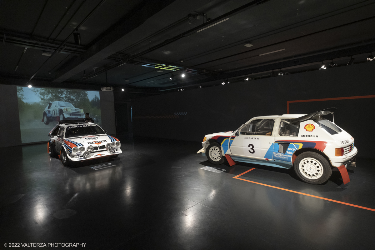 _DSF4550.jpg - 26/10/2022. Torino. Si Ã¨ inaugurata al Mauto The Golden Age Of Rally, viaggio nellâ€™epoca dâ€™oro di questa disciplina sportiva attraverso un'esposizione inedita nel panorama internazionale, che porta per la prima volta in mostra, dal 27 ottobre 2022 al 2 maggio 2023, una delle collezioni piÃ¹ importanti al mondo, quella della Fondazione Gino Macaluso per lâ€™Auto Storica. Nella foto parte dell'allestimento della mostra