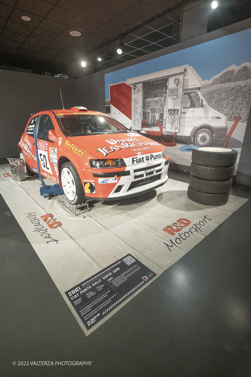 _DSF4658.jpg - 26/10/2022. Torino. Si Ã¨ inaugurata al Mauto The Golden Age Of Rally, viaggio nellâ€™epoca dâ€™oro di questa disciplina sportiva attraverso un'esposizione inedita nel panorama internazionale, che porta per la prima volta in mostra, dal 27 ottobre 2022 al 2 maggio 2023, una delle collezioni piÃ¹ importanti al mondo, quella della Fondazione Gino Macaluso per lâ€™Auto Storica. Nella foto FIAT Punto Rally Super 1600, 2001