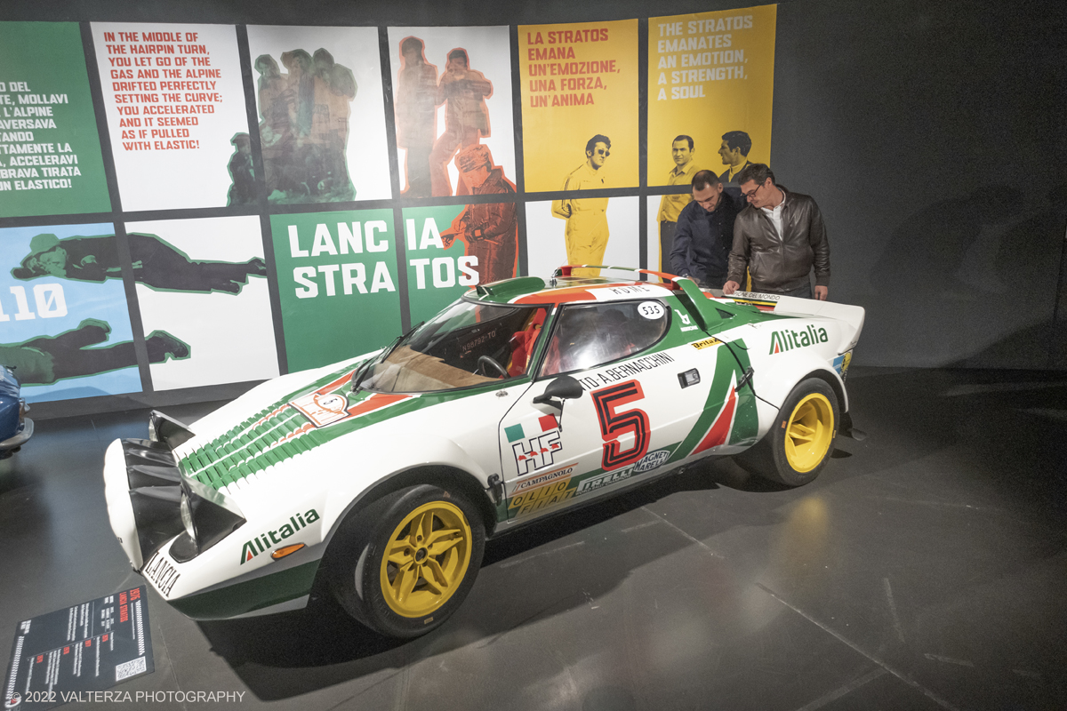 _DSF4913.jpg - 26/10/2022. Torino. Si Ã¨ inaugurata al Mauto The Golden Age Of Rally, viaggio nellâ€™epoca dâ€™oro di questa disciplina sportiva attraverso un'esposizione inedita nel panorama internazionale, che porta per la prima volta in mostra, dal 27 ottobre 2022 al 2 maggio 2023, una delle collezioni piÃ¹ importanti al mondo, quella della Fondazione Gino Macaluso per lâ€™Auto Storica. Nella foto in visita alla mostra