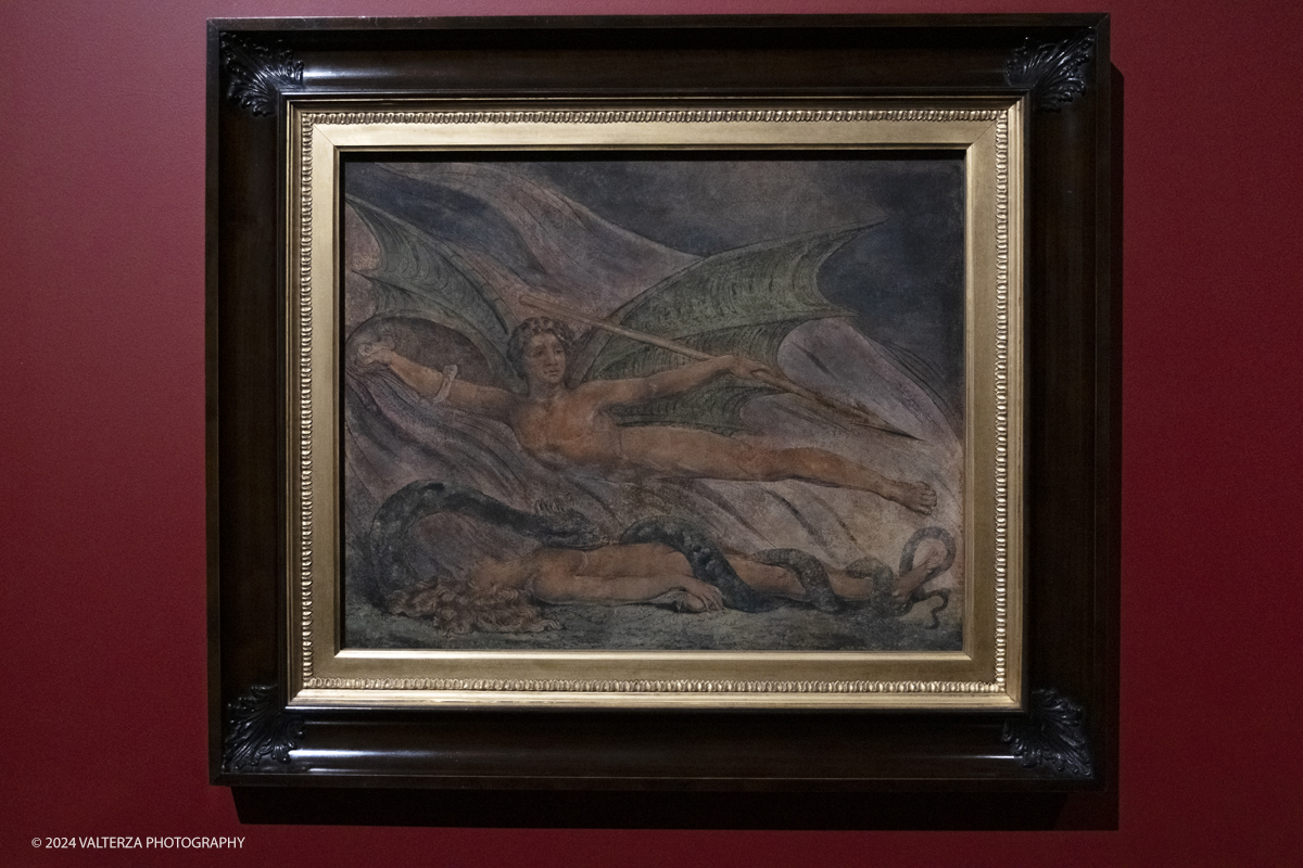 _DSF7295.jpg - Willia Blake and his era: an exhibition at the Reggia di Venaria. William Blake, Satana exulting over Eve