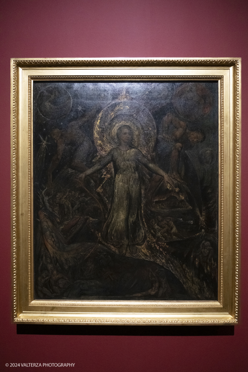 _DSF7322.jpg - Willia Blake and his era: an exhibition at the Reggia di Venaria. William Blake, The spiritual form of Pitt guidingBehemoth