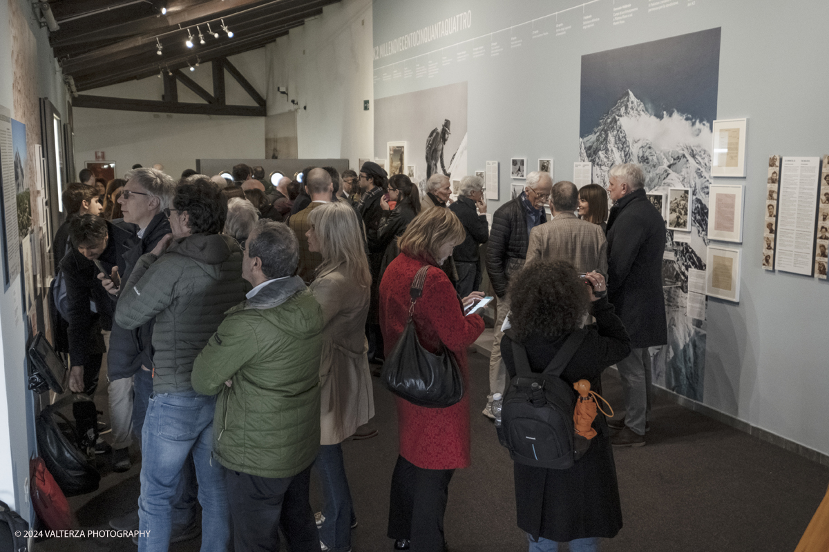 _DSF8699.jpg - 28/03/2024. Torino. Il Museo Nazionale della Montagna di Torino festeggia i 70 anni della spedizione italiana al K2 e le dedica una sezione espositiva permanente. Nella foto visita alla nuova sezione del Museo dopo la presentazione