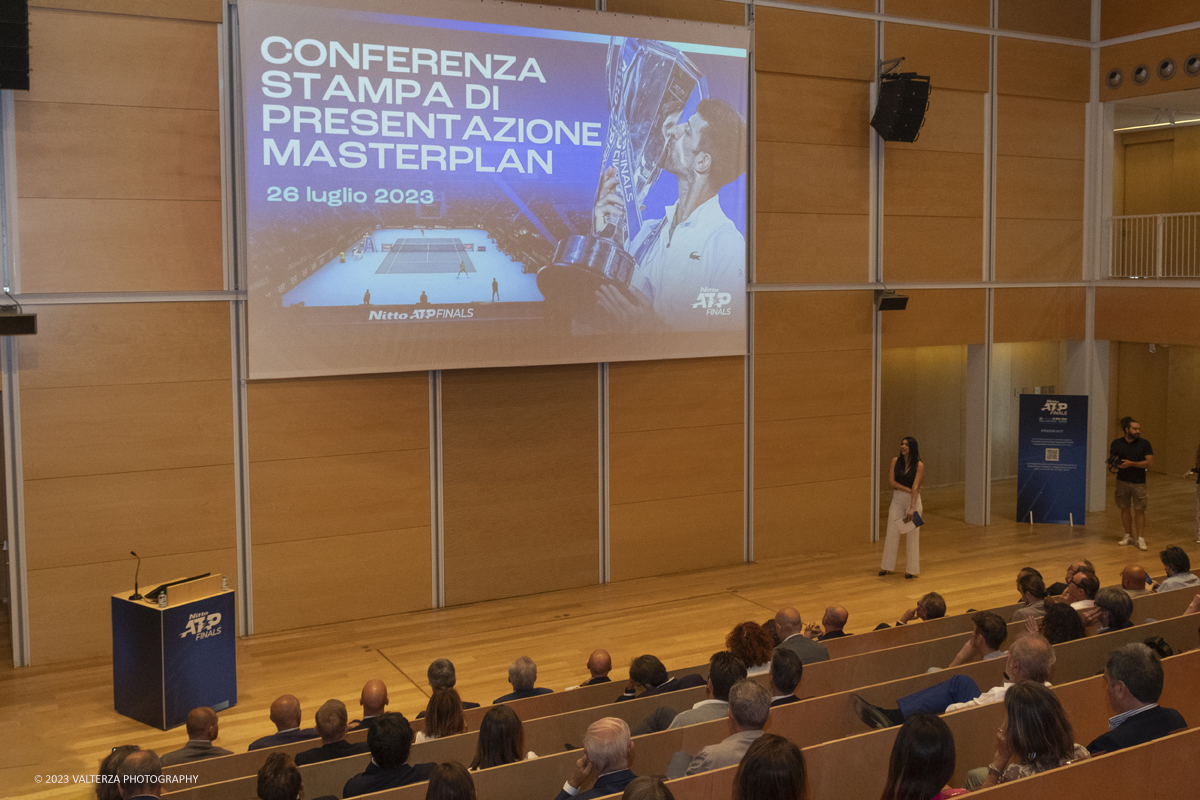 _DSF9872.jpg - 26/07/2023. Torino. La terza edizione torinese del torneo, "sarÃ  un'edizione da record. Ce lo dicono i risultati della biglietteria e quelli sportivi". Nella foto un momento della conferenza stampa di presentazione dell'evento