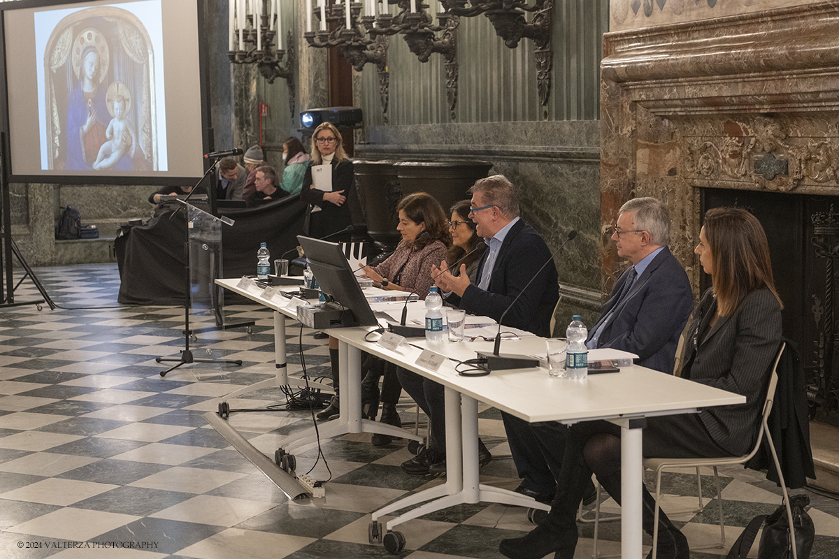 _DSF6846.jpg - Presentation of Book â€œTHE ROYAL MUSEUMS OF TURINâ€� edit by  Mario TURETTA, Head of the Department for Cultural Activities and Delegate Director of the Royal Museums of Turin | Ministry of Culture at the Royal Palace of Turin. The Book is  published in four languages (Italian, English, French and Spanish) by Silvana Editoriale; the panel of the presentation speakers. Mario Turetta, Elisa Panerro, Annamaria Bava, Alessandro Barbero and Giuseppina Mussari