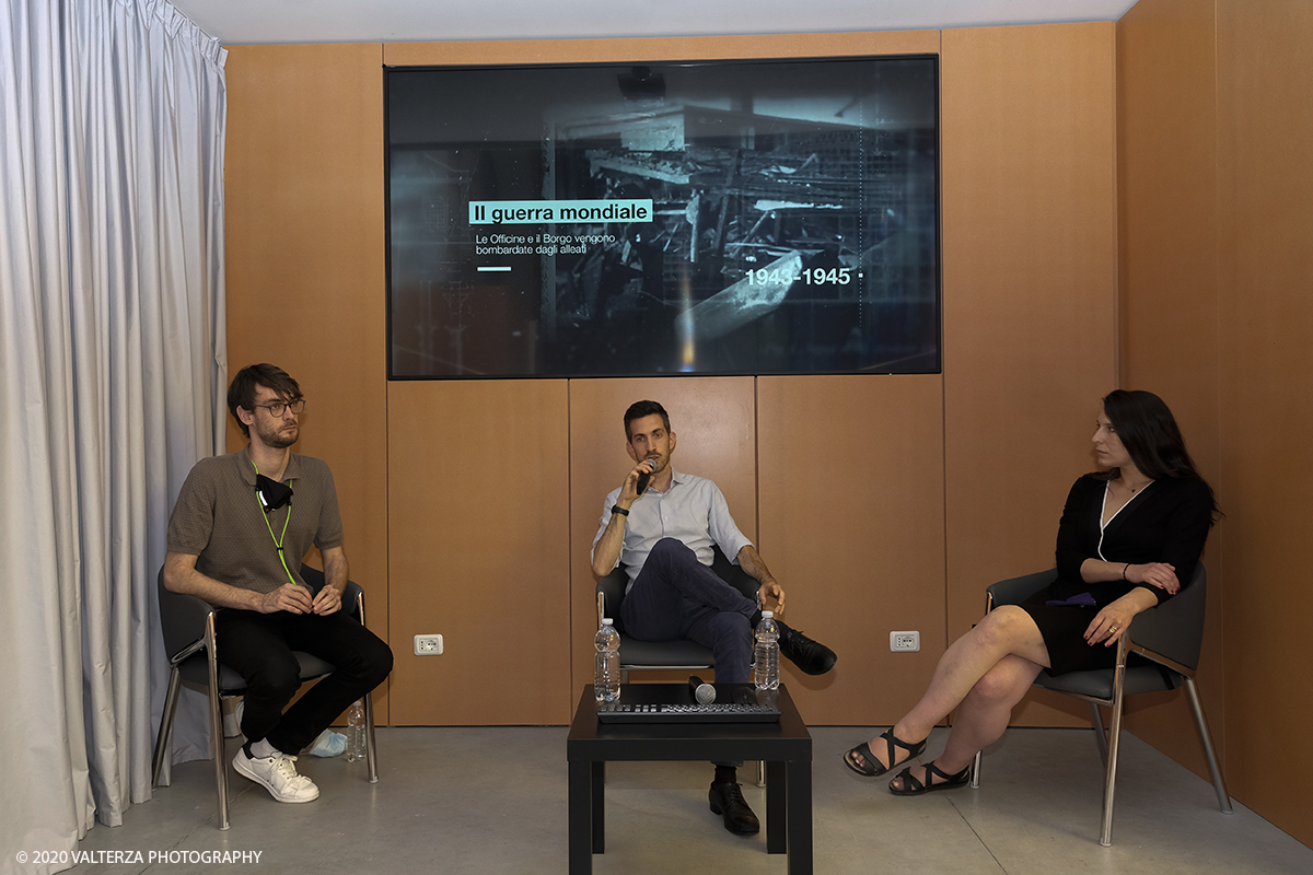 _DSF9603.jpg - 25/06/2020. Torino. Giornata dedicata alla celebrazione del primo compleanno delle OGR tech. Nella foto: un momento dell' evento della giornata dedicato ad illustrare al pubblico "Come nasce una mostra- Live."