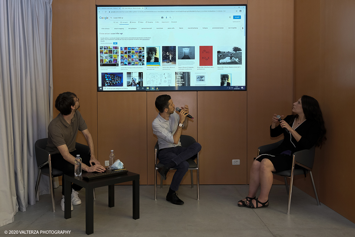 _DSF9639.jpg - 25/06/2020. Torino. Giornata dedicata alla celebrazione del primo compleanno delle OGR tech. Nella foto: un momento dell' evento della giornata dedicato ad illustrare al pubblico "Come nasce una mostra- Live."