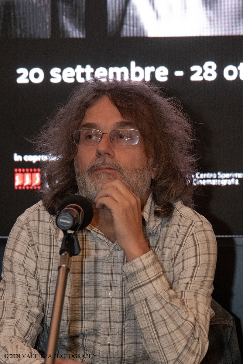 _DSF3939.jpg - 20/09/2024. Torino. A cento anni dalla sua nascita, il Museo Nazionale del Cinema di Torino e Distretto Cinema rendono omaggio a Marcello Mastroianni, uno dei volti del cinema italiano piÃ¹ conosciuti a livello internazionale. Nella foto Alessandro Gaido Presidente dell'Associazione Piemonte Movie