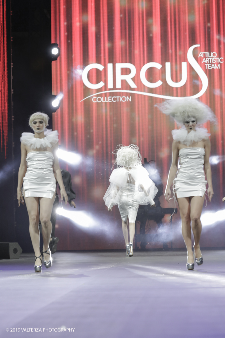 _G3I1510.jpg - 17/11/2019. Torino. Gli On Hair Show nascono dieci anni fa dallâ€™esperienza nel settore di Cosmoprof Worldwide Bologna. Oggi rappresentano l'unico evento italiano interamente dedicato agli hairstylist. Nella foto Lorenzo Marchelle per Attilio Artistic team presenta: Circus